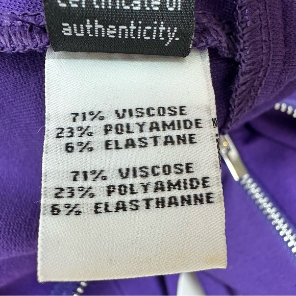 Diane Von Furstenberg Carpreena Mini Chrome A Line Sheath Dress Purple Size 12 - Picture 8 of 9